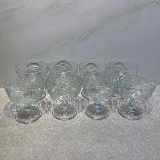 Set of 8 Princess House Dessert Bowls