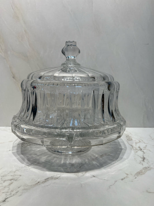 Covered Cake Plate