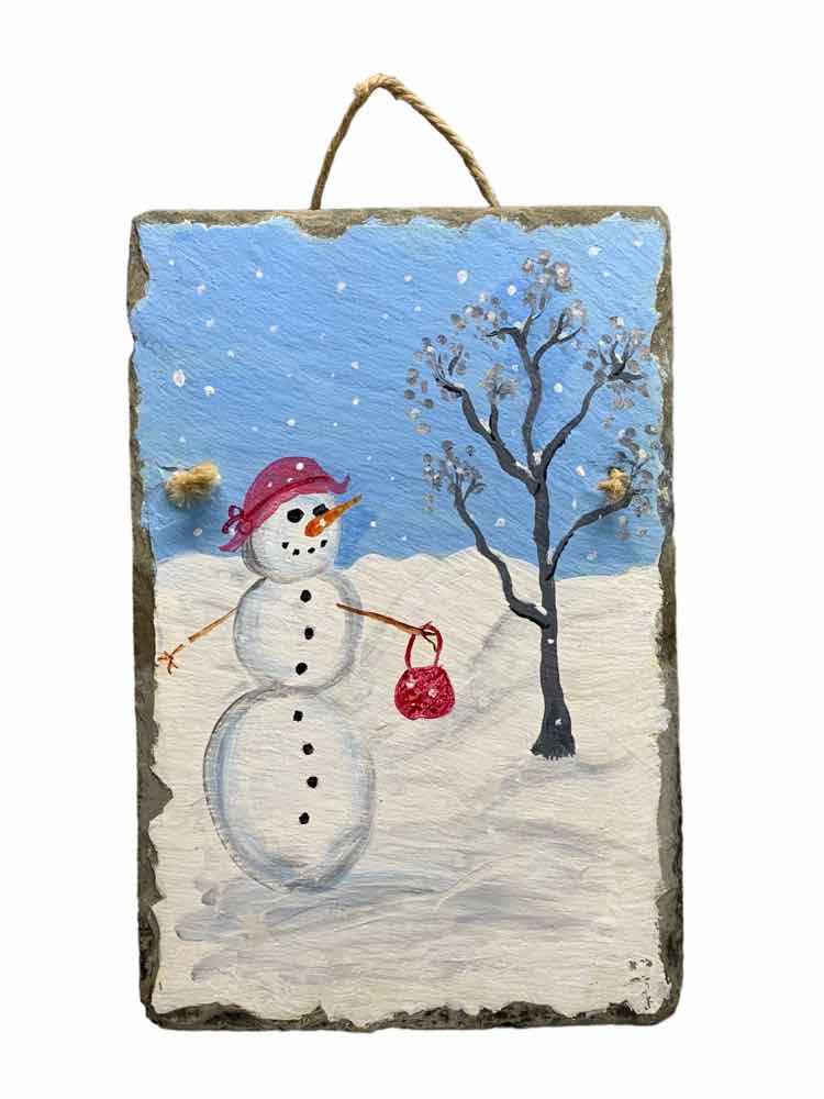 Snowman Plaque