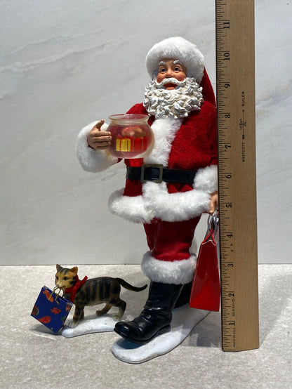 2-Piece Possible DReams Santa and Cat