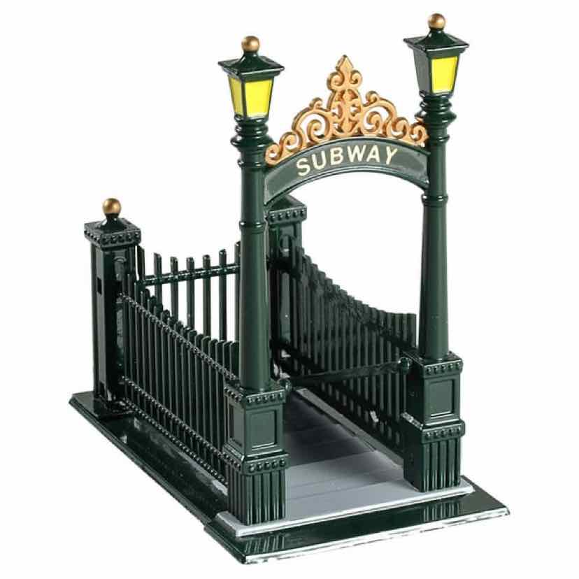 Dept. 56 City Subway Entrance