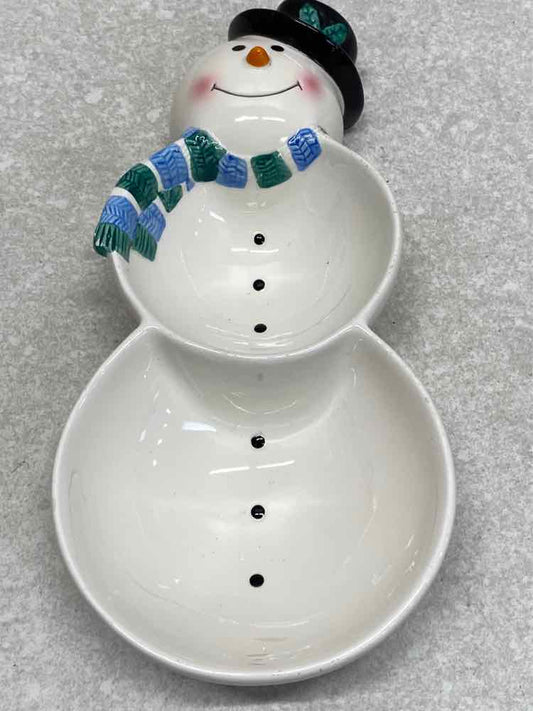 Snowman Dish