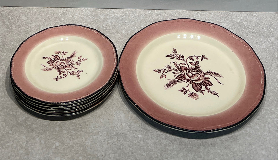 Set of 6 Woods Plates