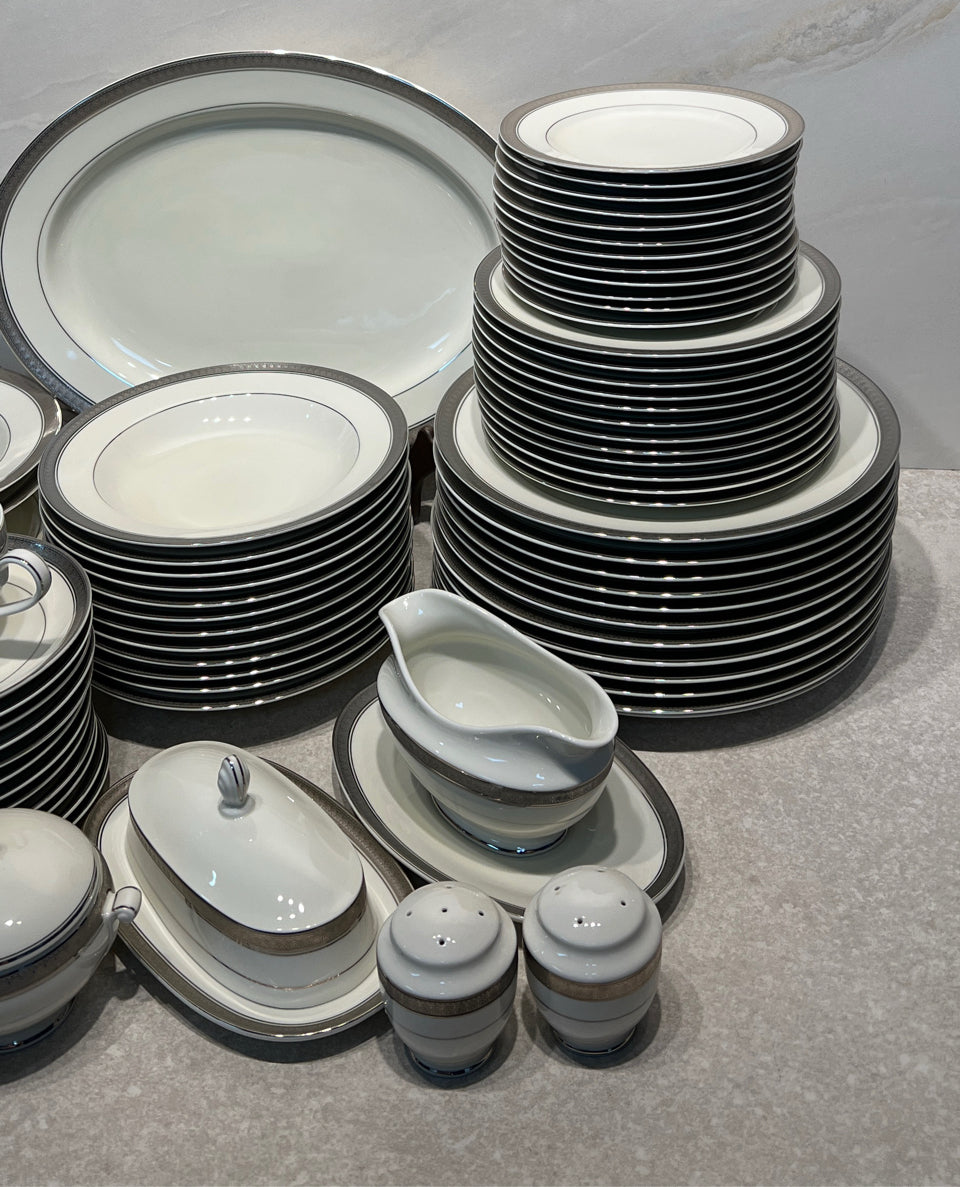 Mikasa Palatial Platinum Dinnerware Set
