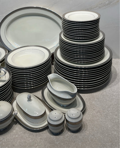 Mikasa Palatial Platinum Dinnerware Set