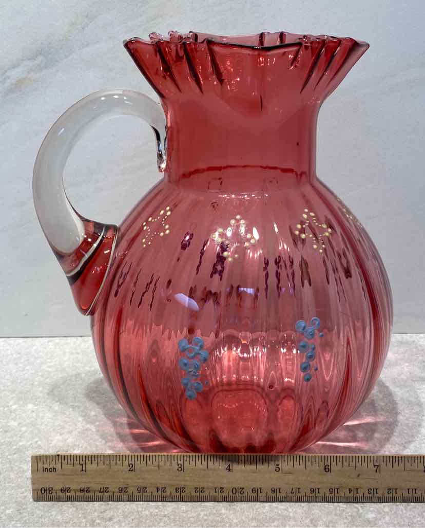 Large Cranberry Pitcher