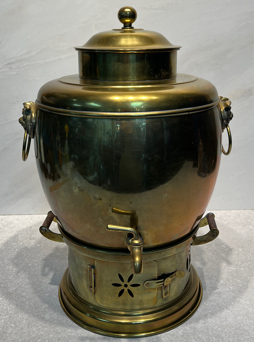 Brass Samovar Tea Stand