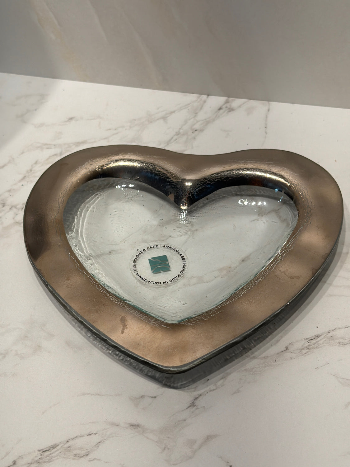 Annieglass Heart Shape Bowl