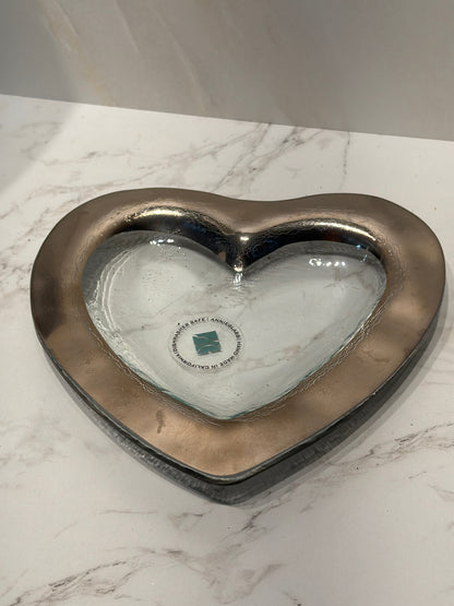 Annieglass Heart Shape Bowl