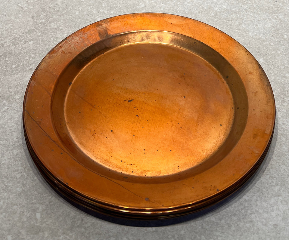 Set of 7 Copper Plates