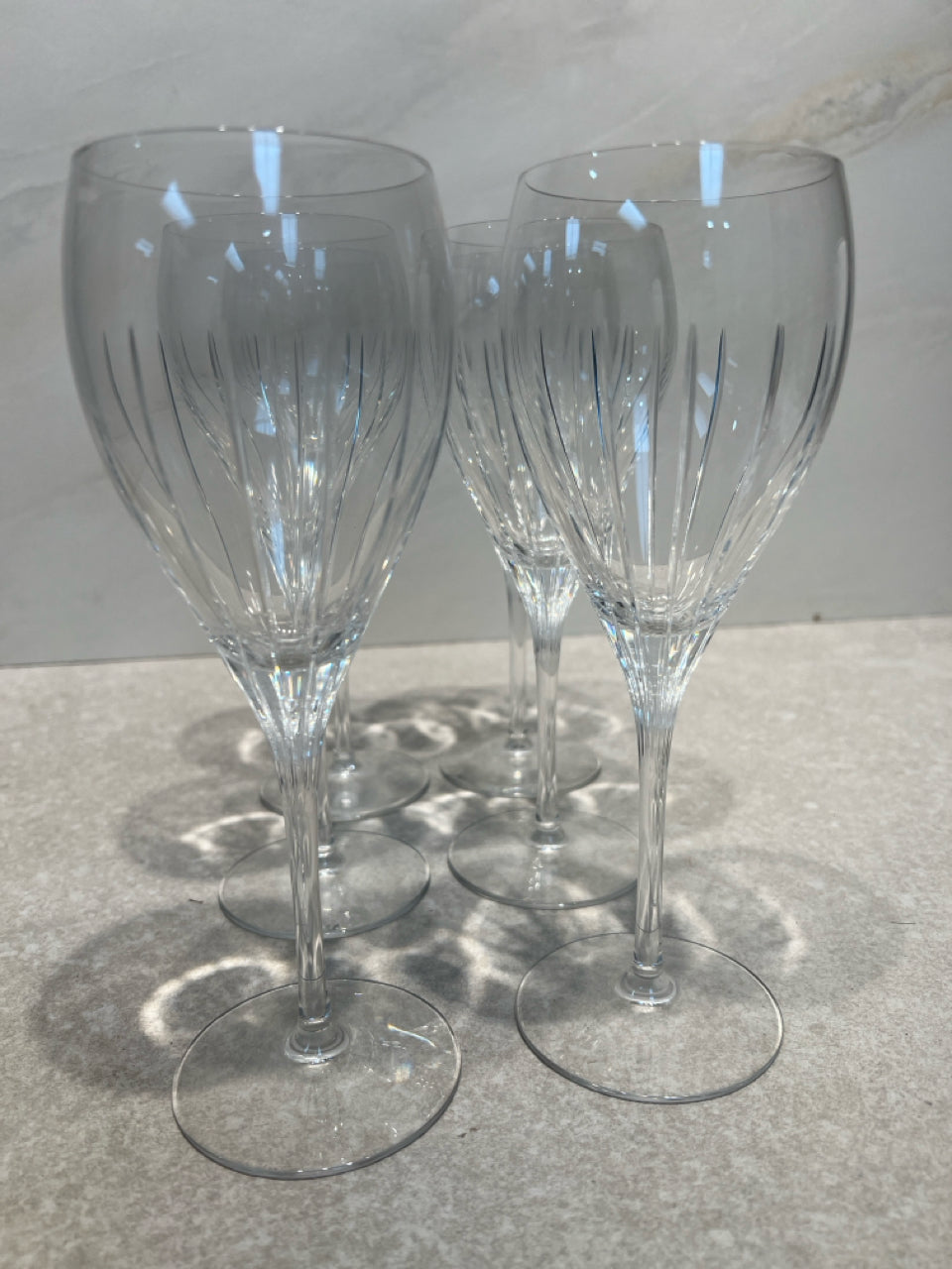 Set of 6 Christofle Wine Glasses