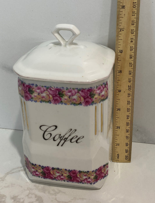 Covered Coffee Jar
