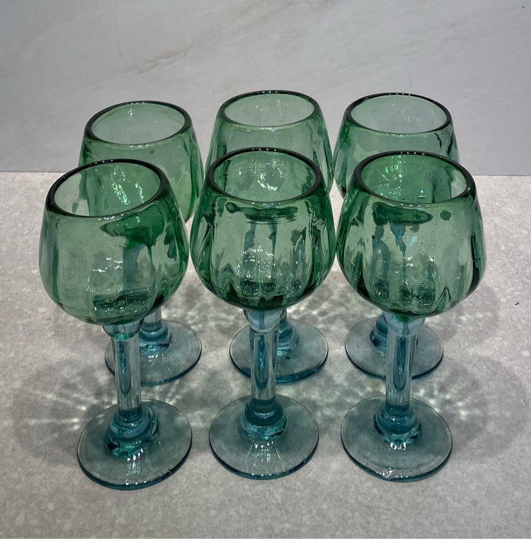 Set of 6 Handblown Glasses