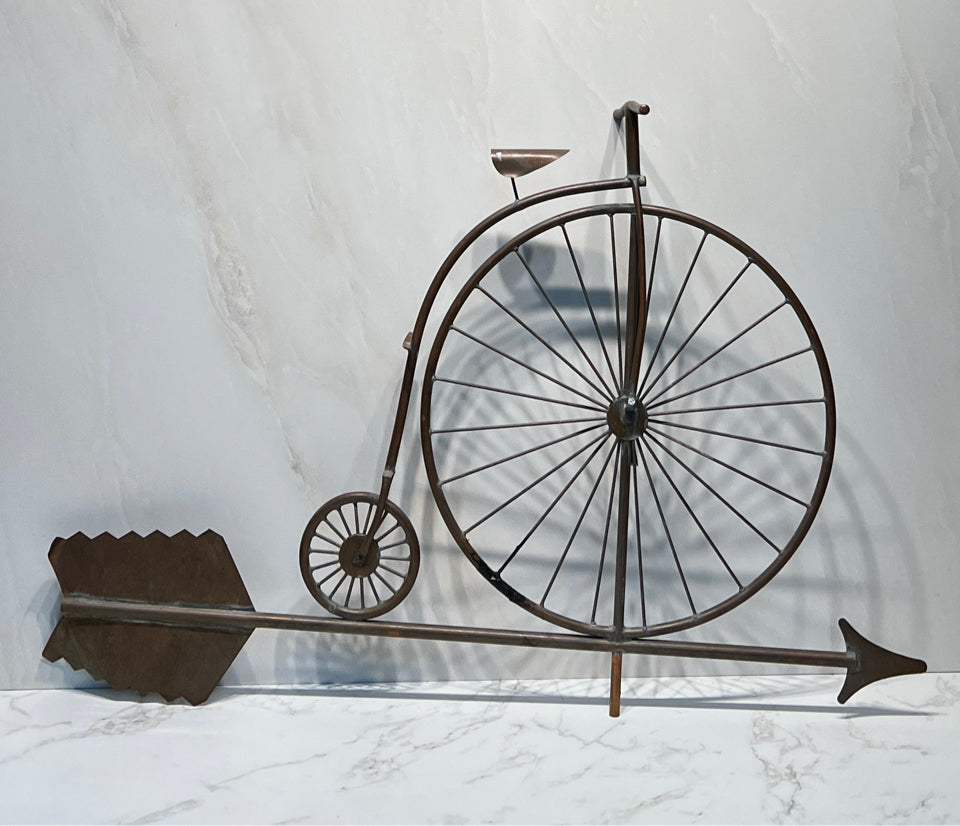 Copper Bike Decor