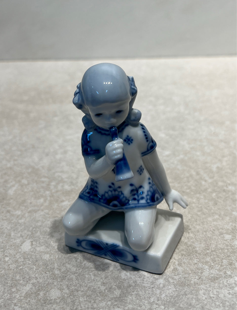 Royal Copenhagen Girl with Trumpt