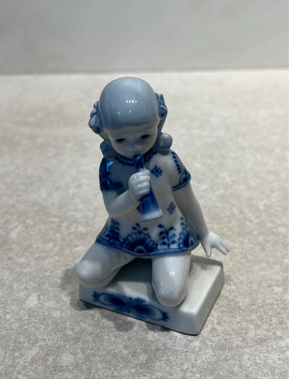 Royal Copenhagen Girl with Trumpt