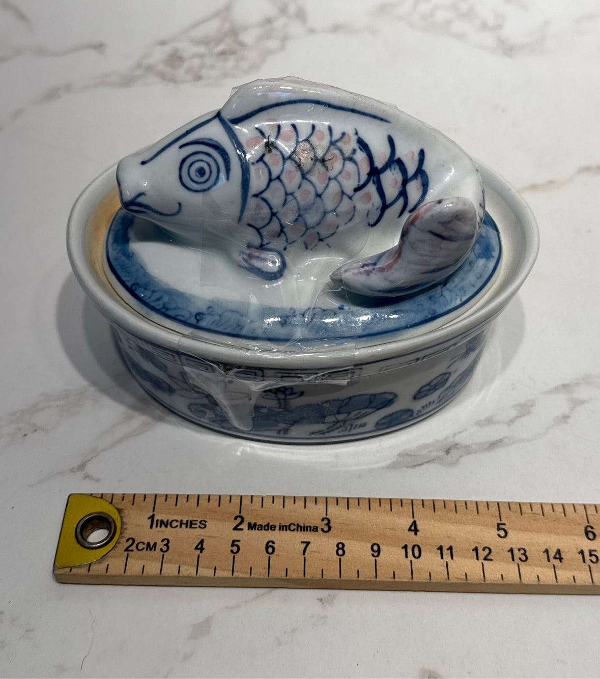 Fish Covered Bowl