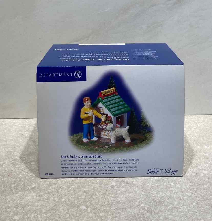 Dept. 56 Ben and Buddy's Lemonade Stand
