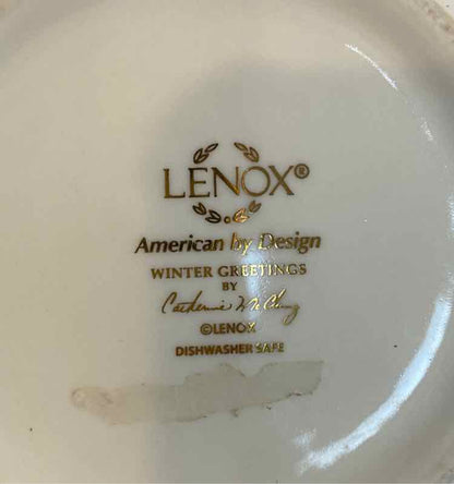 Winter Greetings Lenox Bowl
