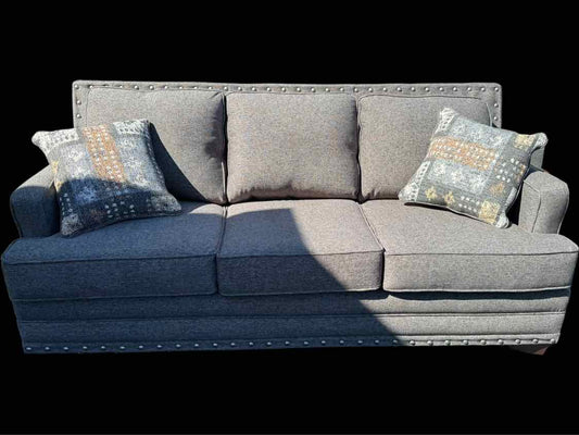 Sofa With 2 Pillows (Brand New From Commercial Consignor)
