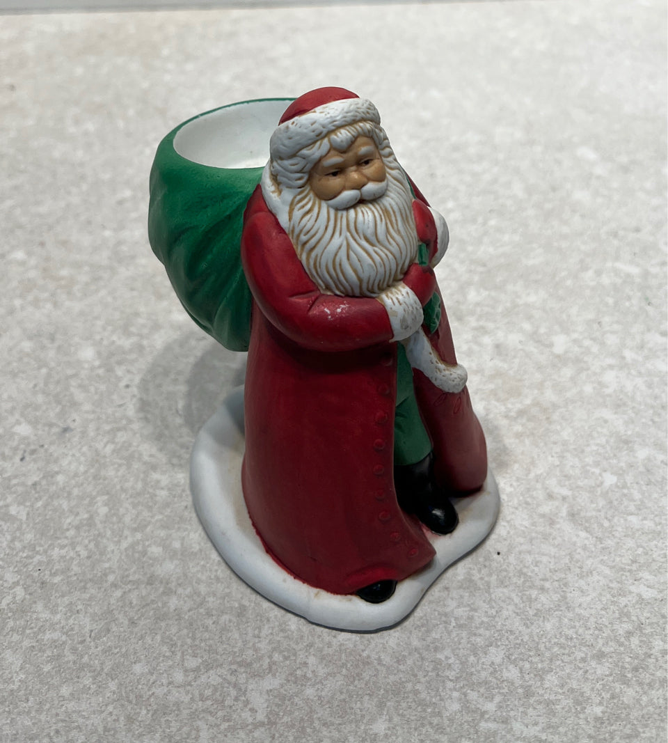 Santa Candleholder