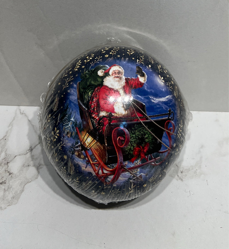 Christmas Paper Mache Ball Germany
