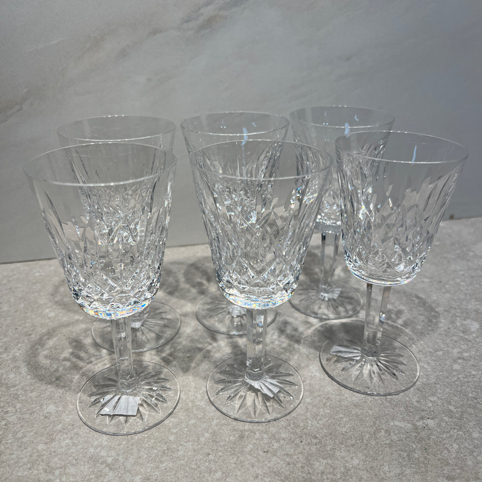 Set of 6 Waterford Glasses
