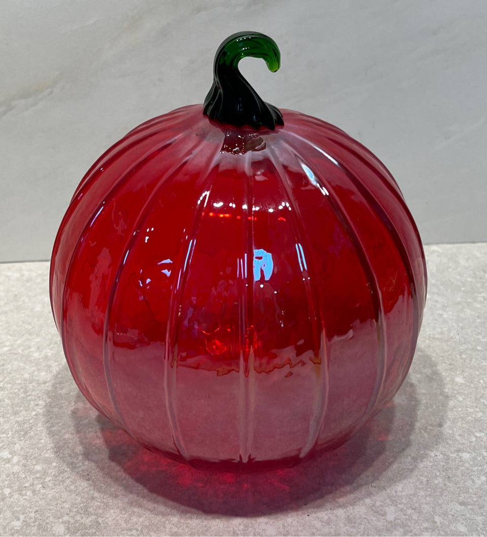 Handblown Large Pumpkin