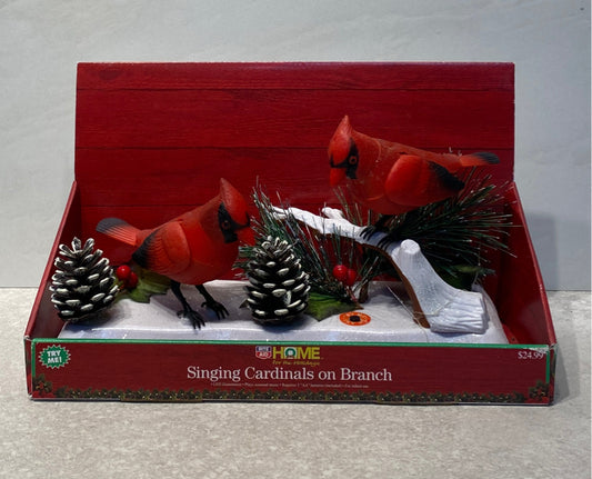 Singing Cardinals On Bench