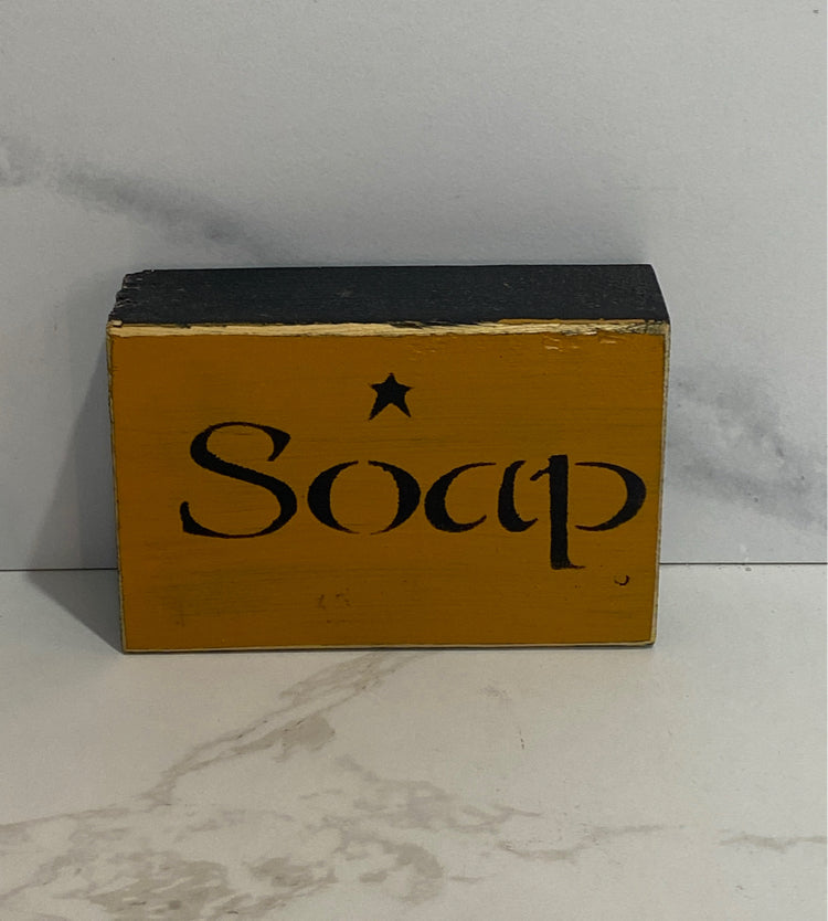Soap Sign