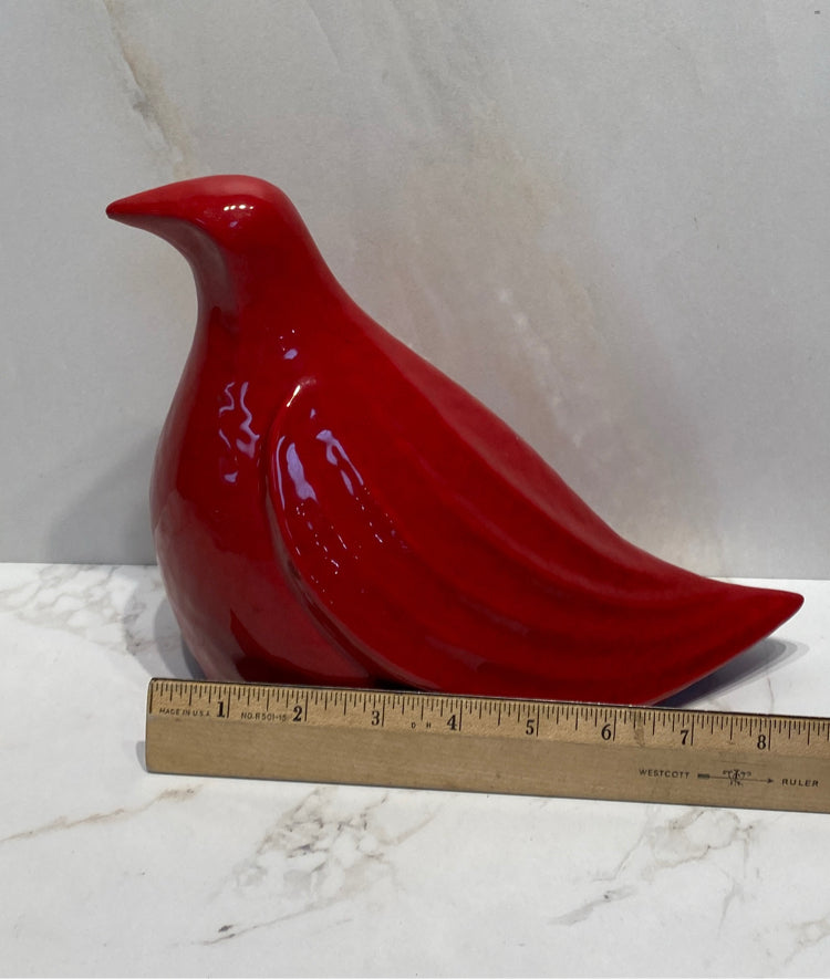 Red Bird Figurine