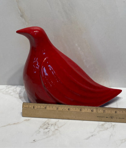 Red Bird Figurine