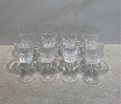 Set of 8 Waterford Glasses