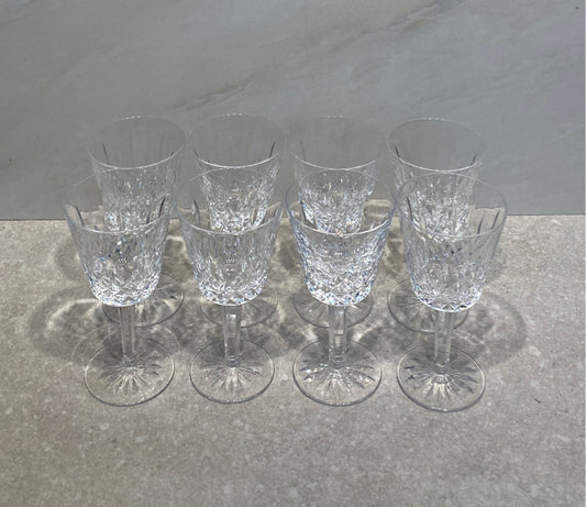 Set of 8 Waterford Glasses