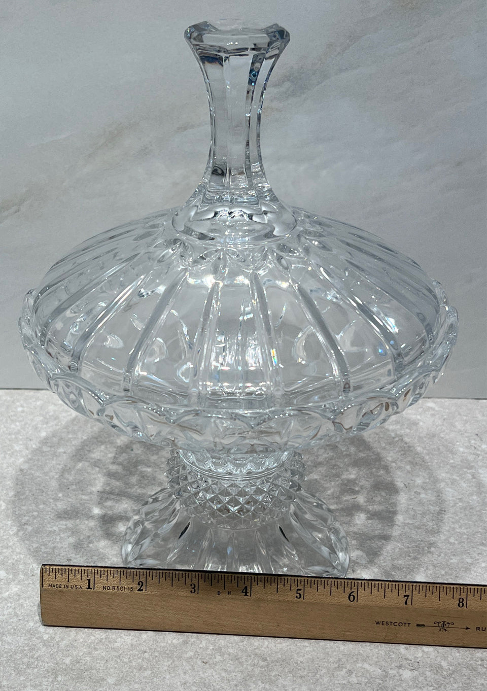 Covered Shannon Crystal Bowl