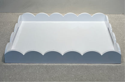 White Handled Tray