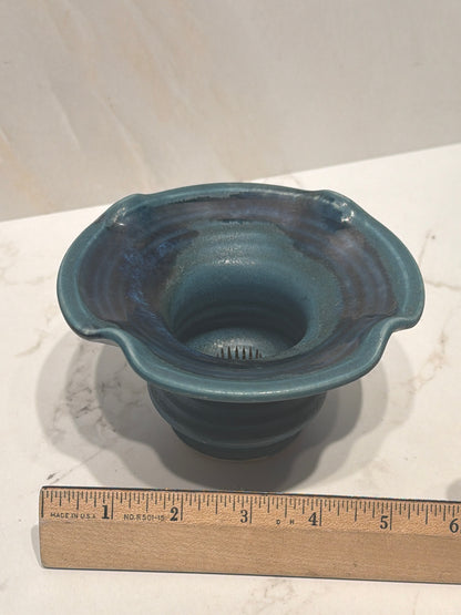 Sturbridge Pottery Vase with Frog
