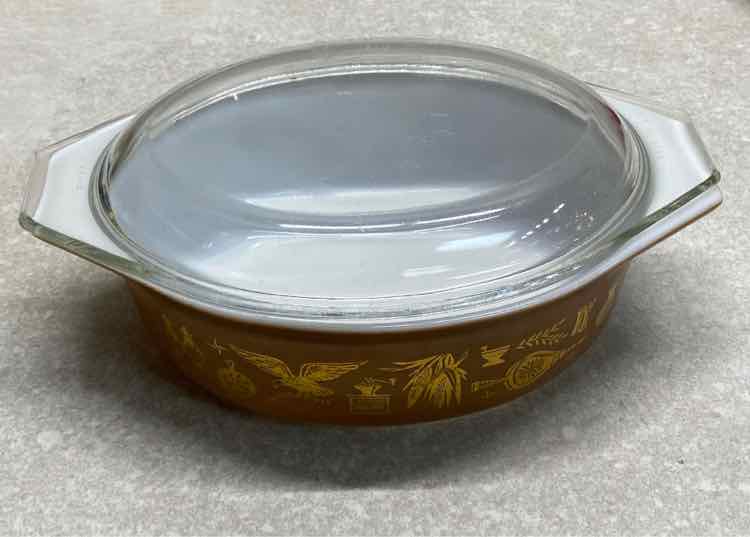 Covered Pyrex Casserole