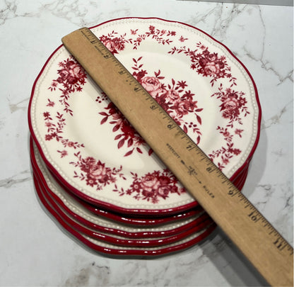 Set of 6 Crate and Barrel Plates