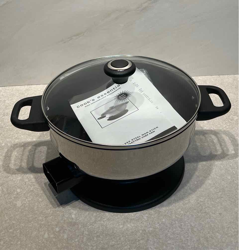 Cooks Essentials Non-Stick Electric Pan (New)
