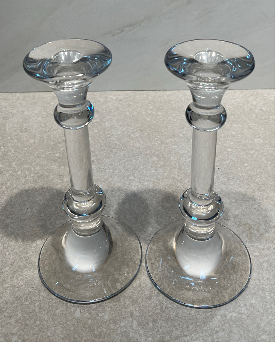 Pair of Val St. Lambert Candleholders