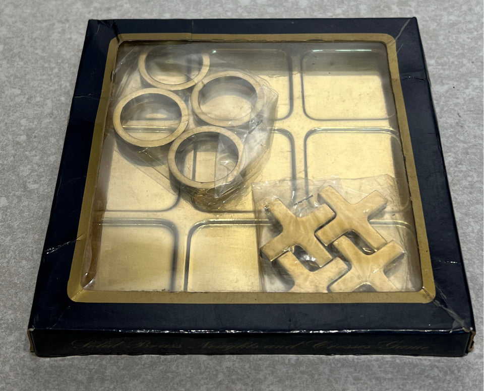 Brass Tic Tac Toe