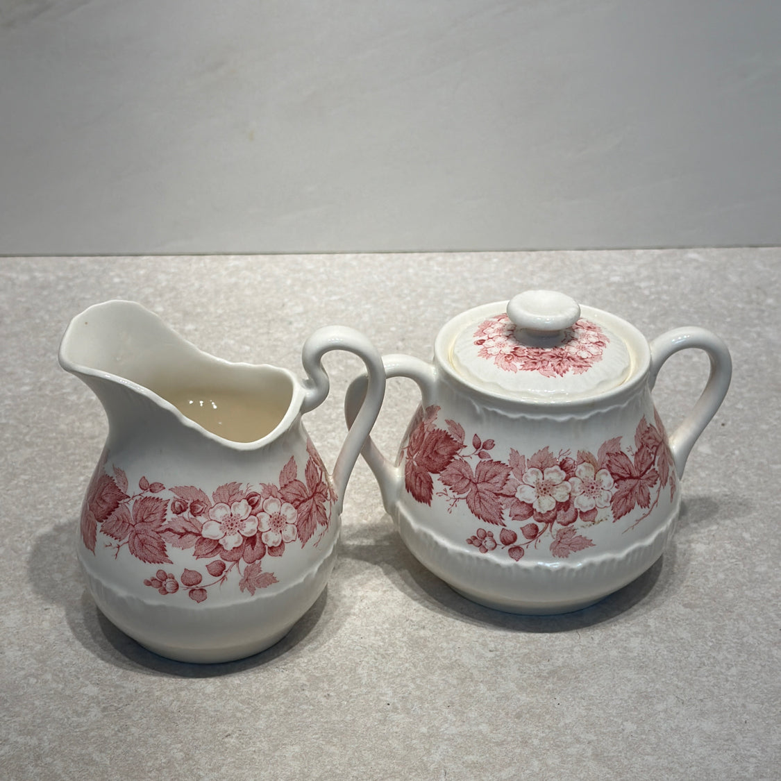 Wedgwood Bramble Sugar And Creamer