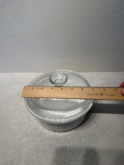 Covered Corningware Bowl