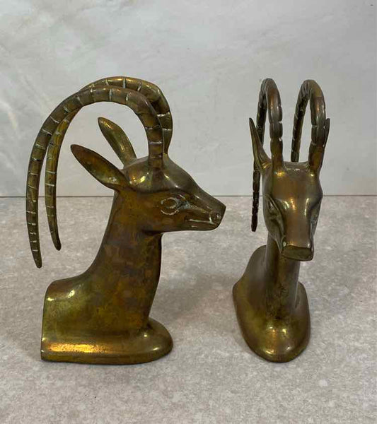 Pair Ram Head Bookends