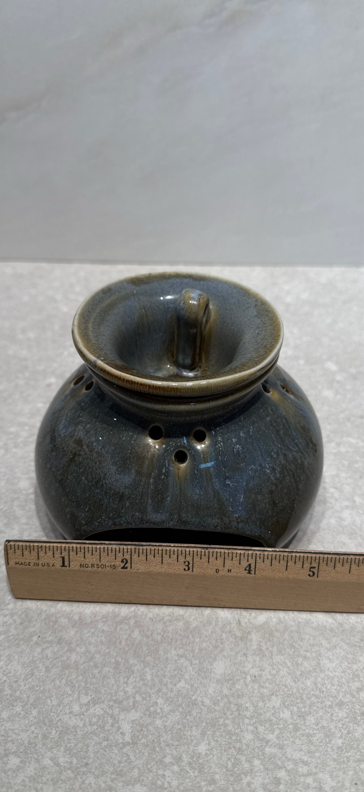 Pottery 2-Piece Candleholder