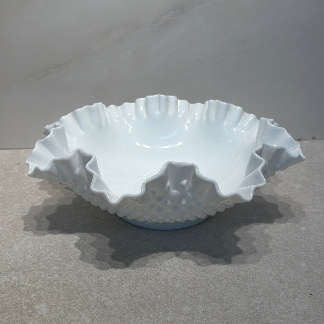 Fenton Milkglass Bowl