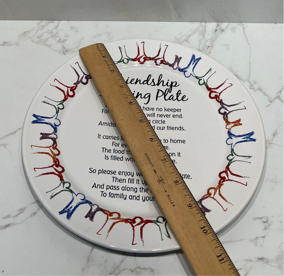 Friend Ship Plate