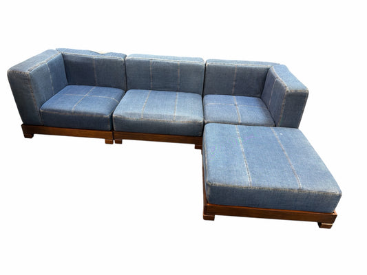 Potery Barn Teen Couch Set (Blue)