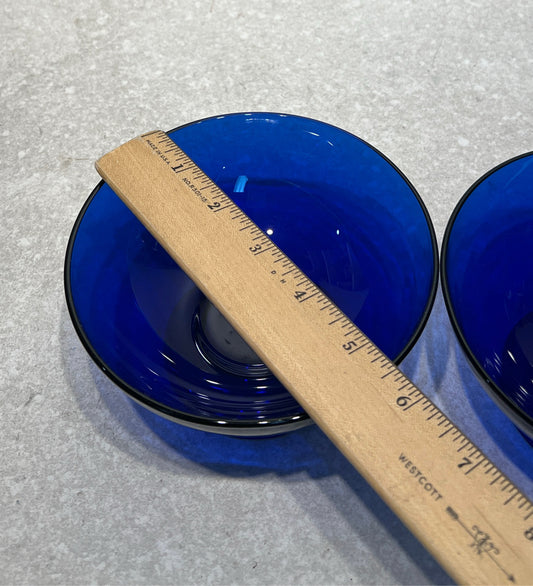 Set of 2 Cobalt Blue Bowls